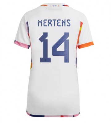 Belgium Dries Mertens #14 Replica Away Stadium Shirt for Women World Cup 2022 Short Sleeve